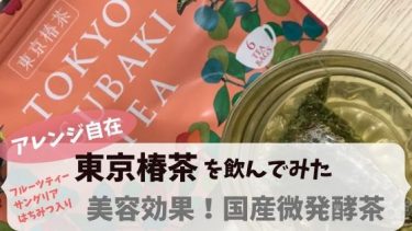 東京椿茶の口コミ！発酵茶でアンチエイジングやデトックス効果を楽しみながら癒しの空間へ